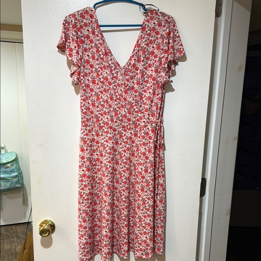 Floral V-Neck Dress